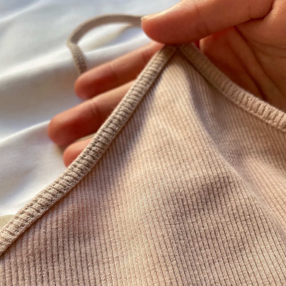 H&M basic pastel pink tank top